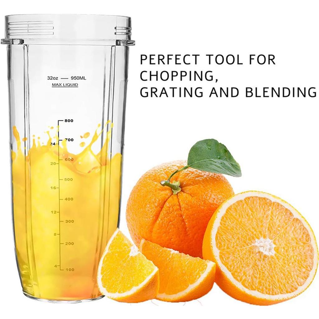 2 Pezzi 950ml 32OZ Tazze Con Scala Misuratrice Tazza Per BL450 BL451 BL484 BL486CO BL480 BL481 BL482 BL483 BL484-30 Frullatore