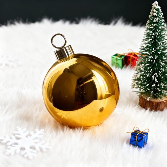 Starry Night Plastic Baubles for Holiday Tree Glass Christmas Ornaments Shatterproof Decor Indoor Outdoor Favors