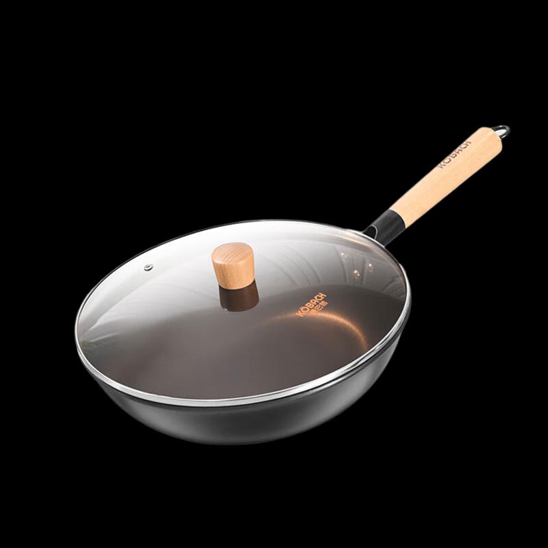 Kangbach 32cm Traditional Wrought Iron Wok