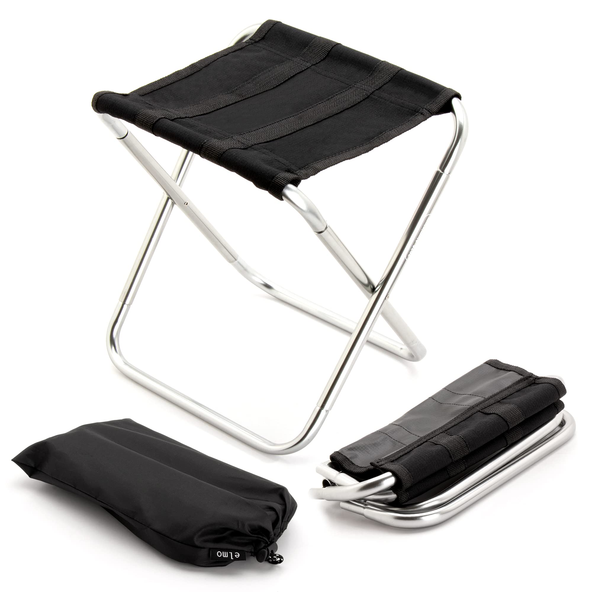 

Складной стул elmo [280 г, сверхлегкий] Складной стул, мгновенное складывание за 3 секунды, грузоподъемность 60-100 кг, компактный, подъемный, походный стул,