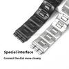 Silver Black for Swatch Bracelet 19mm Mid-Convex Style Stainless Steel 316L Watchband Easy-to-Clean Daily Wear Watch Accessories