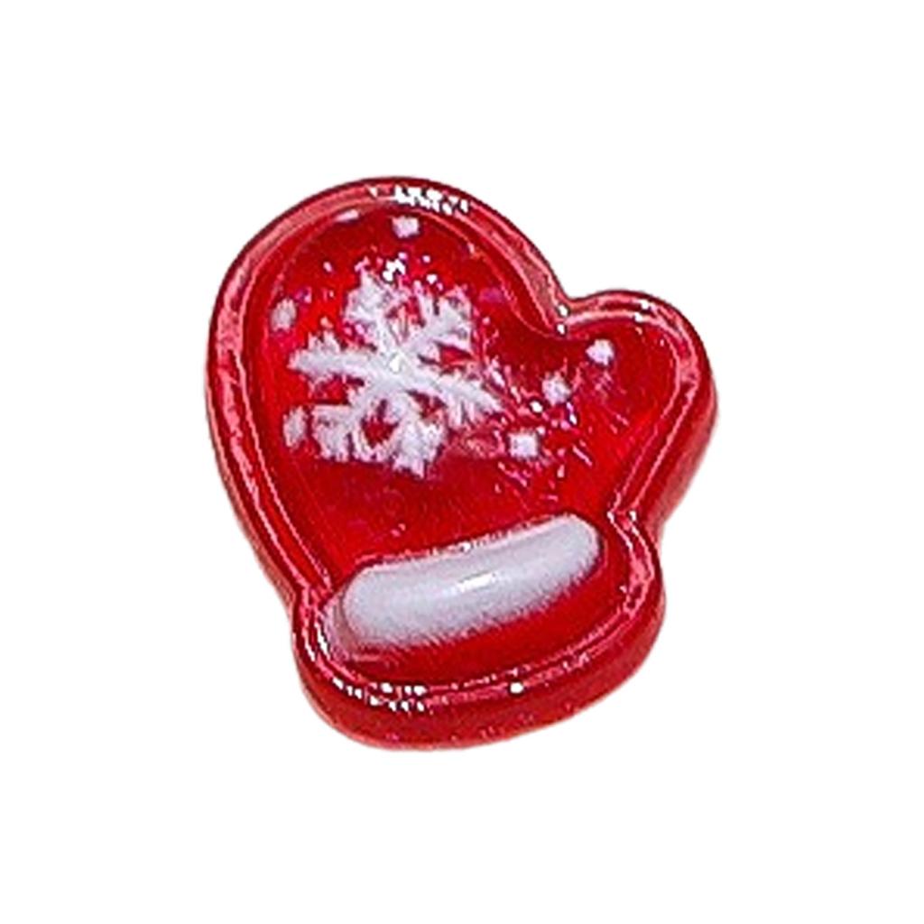 Nail Jewelry Resin Jelly Fine Flash Cartoon Elk Snowman Nail Drill