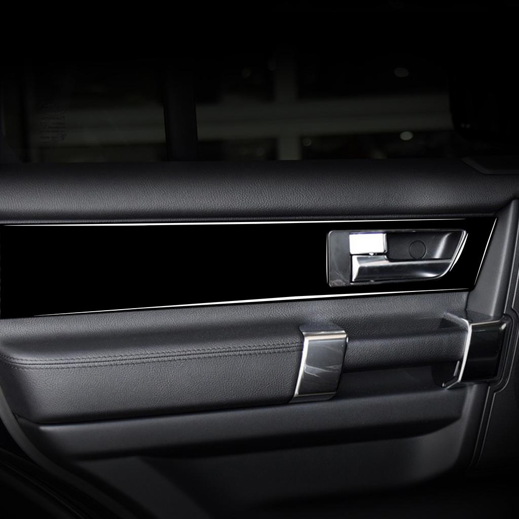 For Land Rover Discovery 4 2010-2016 Carbon Fiber Car Interior Accessories Multimedia Panel Engine Button Cover Trim Sticker
