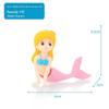 Mermaid PVC Fish Tank Decoration: Small Desktop Aquarium Ornament for Bonsai Landscapes