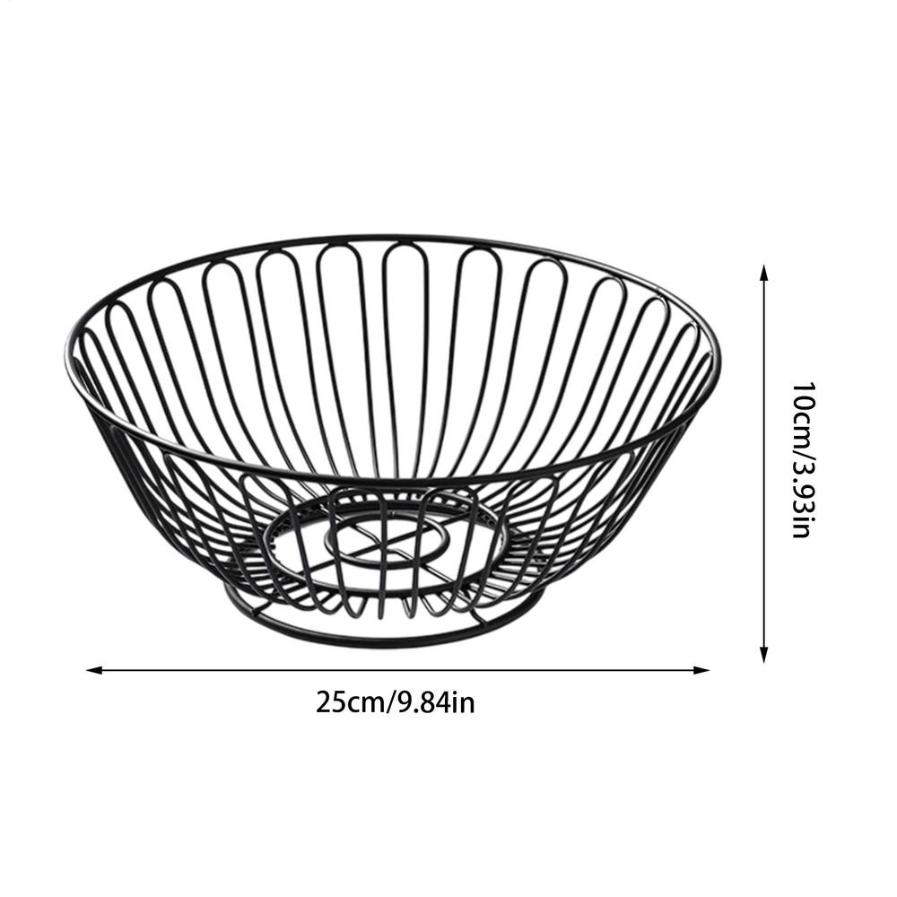 Metal Wire Fruit Bowl, Iron Arts Fruit Storage Baskets for Kitchen Counter, Countertop, Home Decor, Table Centerpiece Decorative