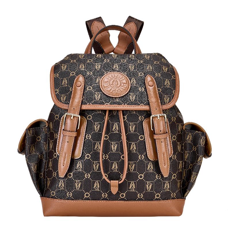

Hush Puppies Women s Classic Monogram Large Backpack Large
