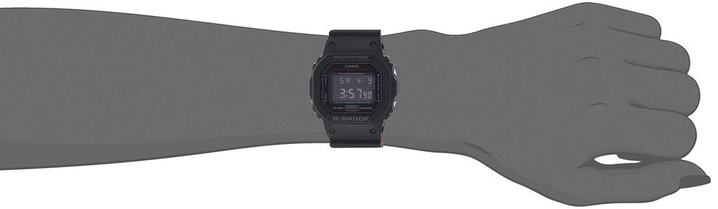 Casio Black Digital Sports Quartz Ships Internationally G-Shock DW-5600HR-1D Men's Watch,