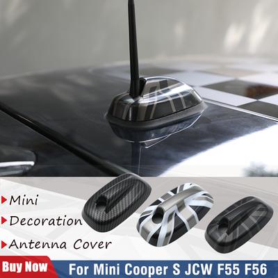 Union Jack Antenna Aerial Base Decoration Case Sticker Cover For Mini Cooper S JCW F55 F56 Car Styling