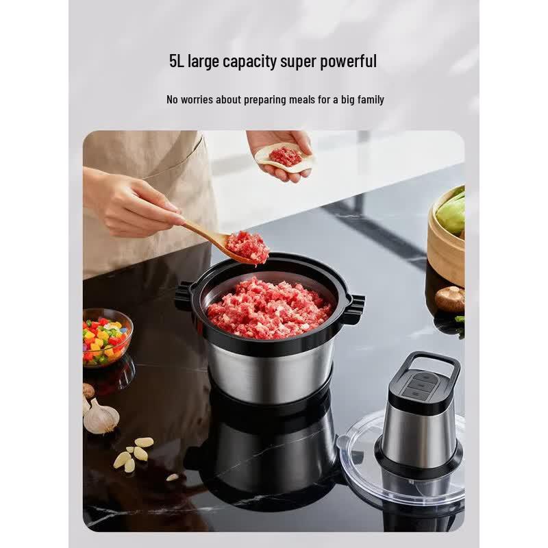 ONYLM 5L Stainless Steel Multifunction Food Chopper