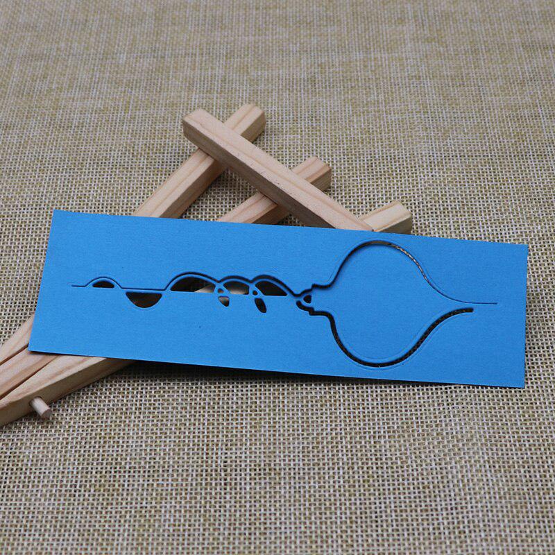 A Rose Valentine's Day Metal Cutting Dies Scrapbooking Stencil for Embossing Craft Cut Die