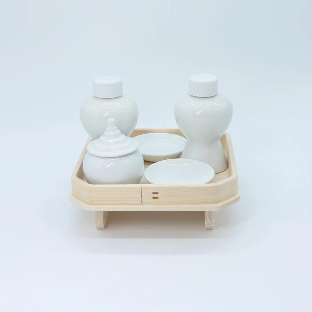 Kamidana no Sato Two-legged Sanpo 7-inch Three-sided Yoshino Hinoki