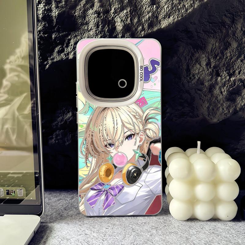 For IQOO 15 Ultra/15R/13/Z11/Z10/Z9 Turbo "Lynae" Hard Back Soft Border Phone Case/ IQOO Neo 11/Neo 10 Z9 Turbo Z10X Neo 9 Pro Shockproof IQOO Cover