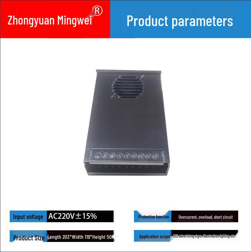 AC/DC Switching Power Supply 220V/110V to 5V/12V/24V/36V/48V, 50W/60W/400W/500W/1000W/2000W