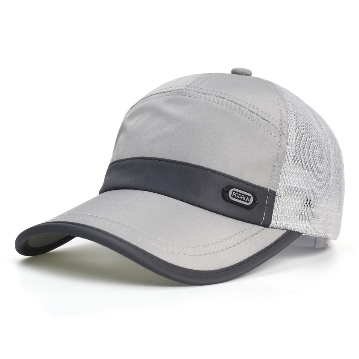 

Summer Mesh Baseball Cap Men Women Breathable Dad Hat Adjustable Solid Trucker Style Low Profile Caps Adjustable 56-59 cm