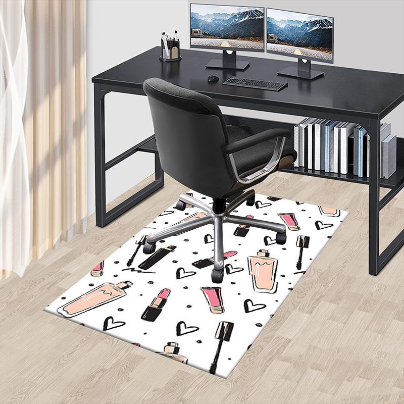 1PC makeup hearts Anti-slip carpet, suitable for Office, bedroomand playrooms. It can also be used as a sofa footrest cover-W68