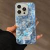 Capa de Celular Macia Estampa de Leopardo Azul Moda Simples Para iPhone 17 Capas Air iPhone 16 15 14 13 12 Mini 11 Pro Max Plus X XR 7/8 SE Capa