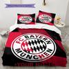 FC Bayern Munchen Custom Name Pattern Bedding,Quilt Set Quilt Cover Pillowcase Home Birthday Gift(1 * duvet cover + 2 * pillowcase, without core)