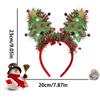 Santa Claus Pattern Christmas Headbands Christmas Party Headbands  New Year Celebration