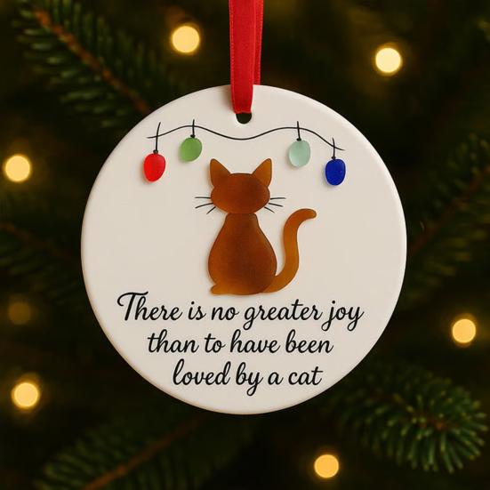 Sea Glass Art Animal Ornament Handmade Seaglass Dog Cat Memorial Hanging Ornaments Christmas Tree Pendant Keepsake Gift