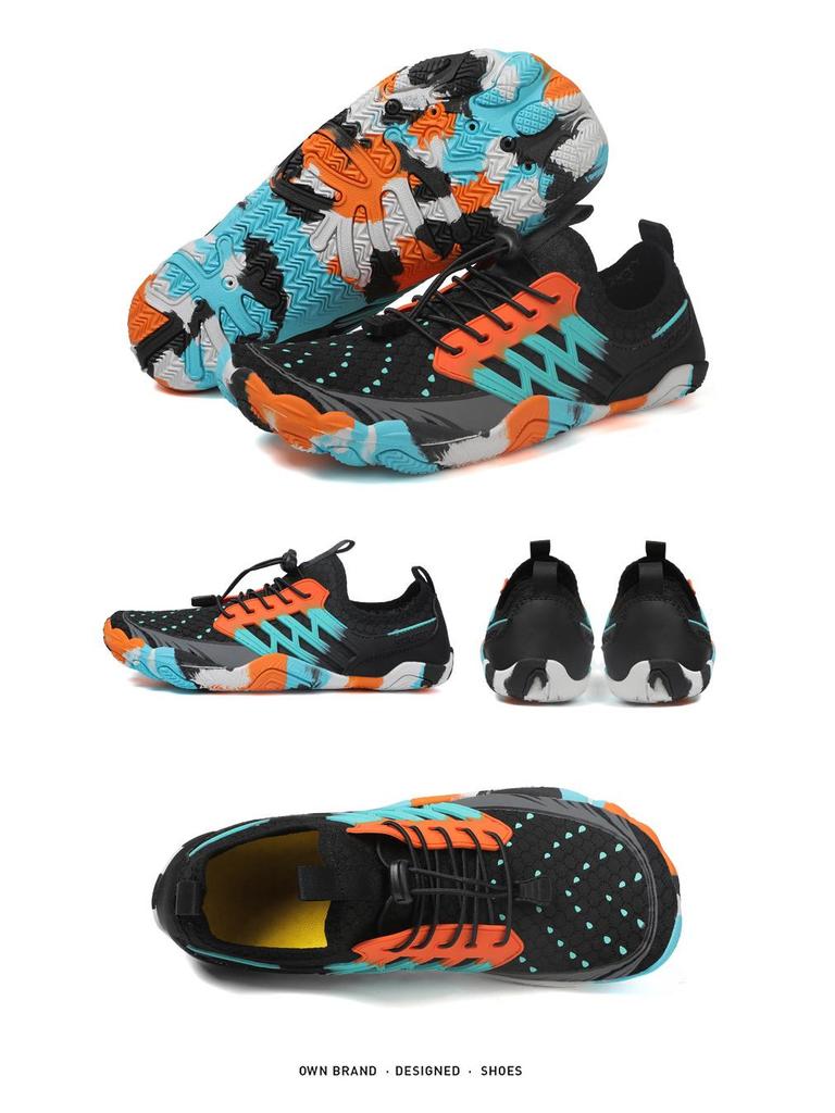 Unisex Sneldrogende Vijfvingerschoenen: Veelzijdig voor Wandelen, Strand, Fitness en Binnenactiviteiten