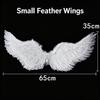Halloween Christmas Devil Wings Cosplay Angel Wing  Wands Sets White Angel Fairy Feather Wings Wedding Birthday Party Props