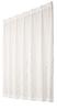 Univer Plie Lace 100cm Wide X 133cm Set of 2 Curtains, White, Long,