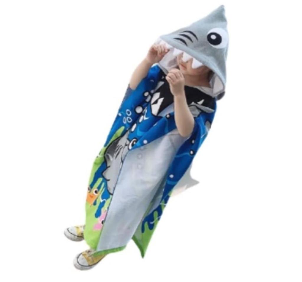 Bathrobe for bath hooded bath beach pool water baby present [yuaseiharu] kids, babies, children, poncho, towel, towel, towel, baby, boy, girl, 100%