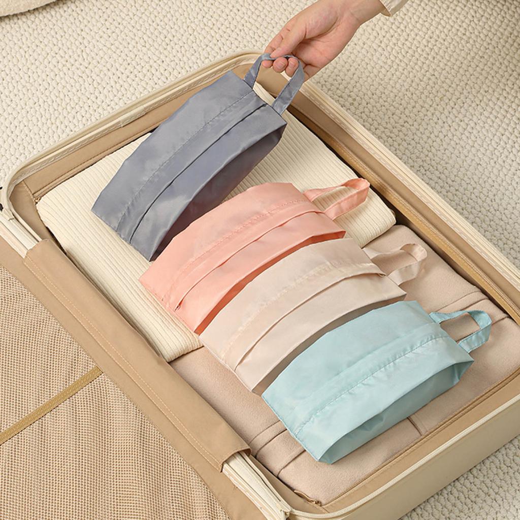 Durable Travel Underwear Storage Bag With Handles Waterproof Lightweight Foldable For Clothes Socks Toiletries