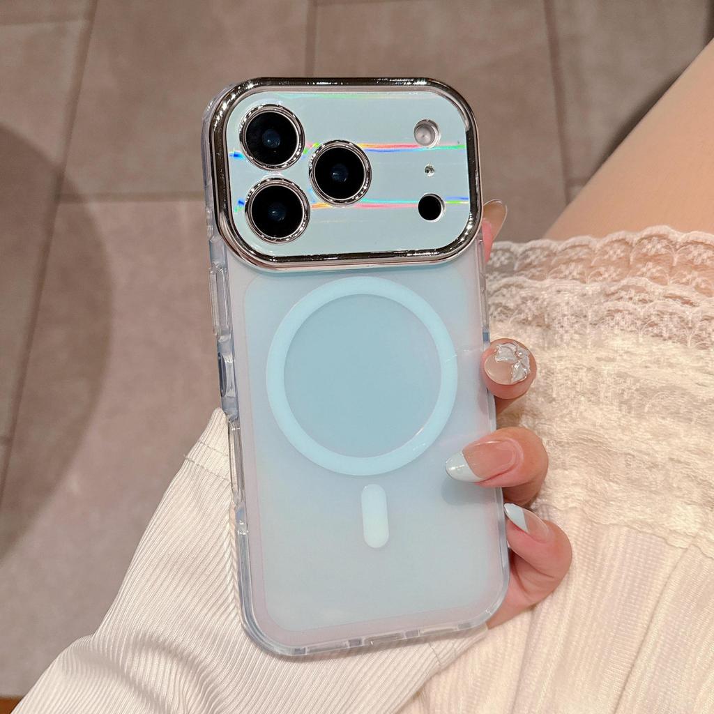 Magnetische Hülle mit Farbverlauf für iPhone 17 Pro Max - Kompatibel mit Apple 16/15/14 Pro