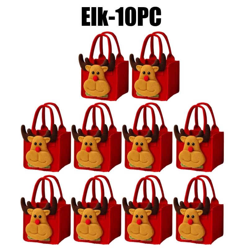 Christmas Felt Bag Creative Handbag Christmas Eve Apple Box Ping'an Fruit Bag Hand-held Gift Packaging Candy Decoration Gift Bag