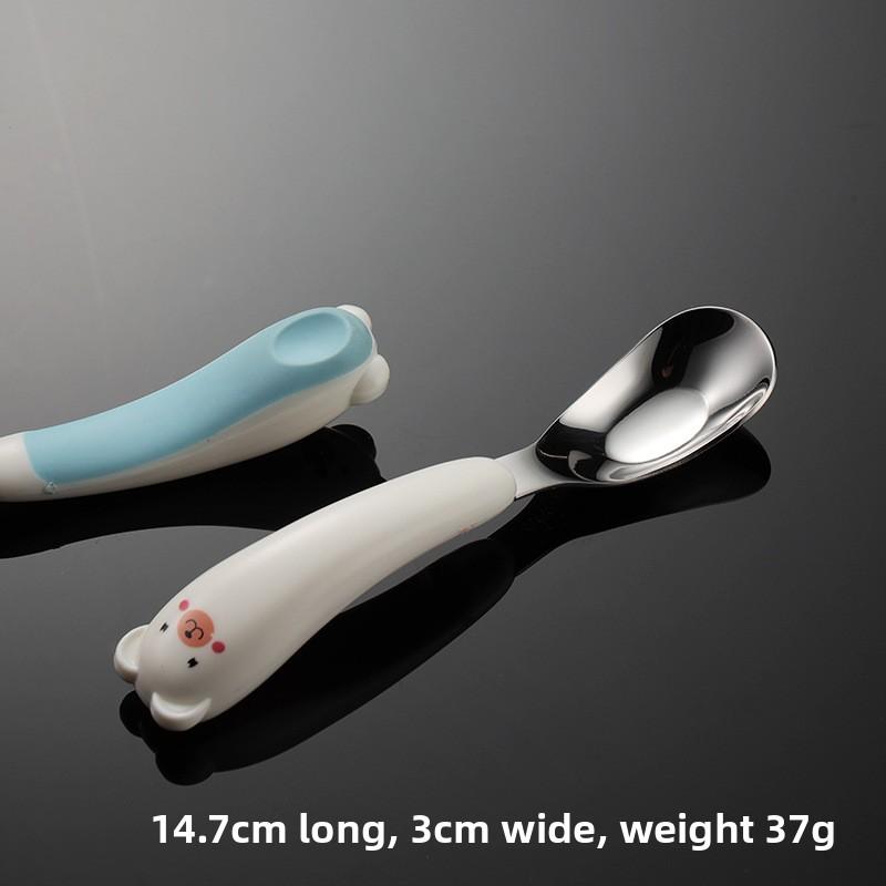 Portable Spoon for Feeding Small Bears To Children and Infants 316 Blue Spoon