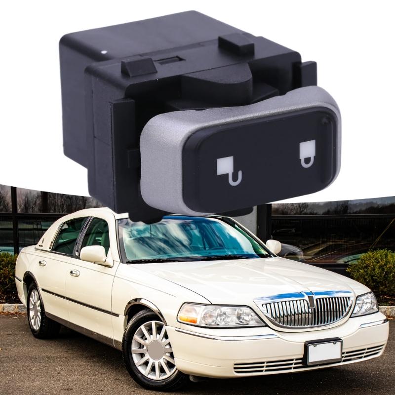 Vehicle Door Lock Button Assembly With Separate Button Icons, Molded Housing and Rear Connection Housing for Central Locking Repair Use 5W1Z14028BA