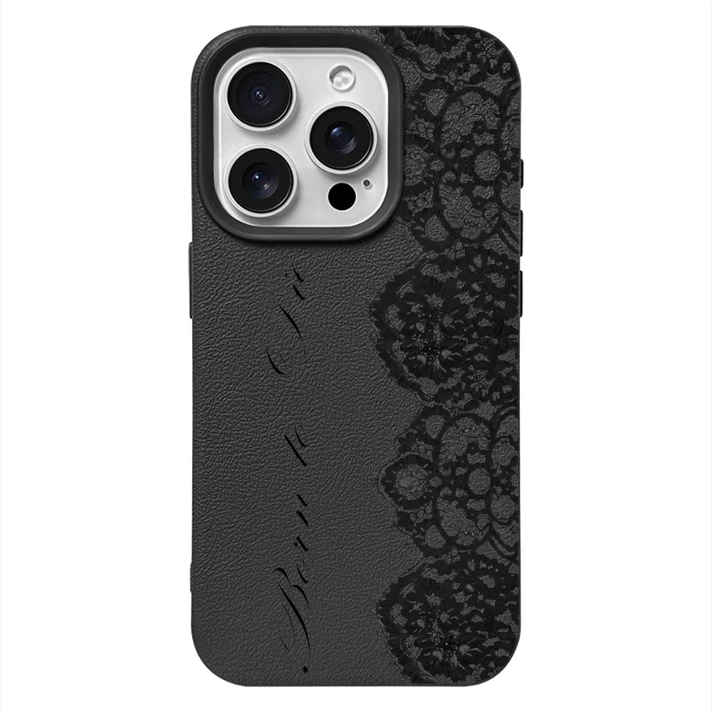 Sexy Spitze Handyhülle Für IPhone 17 16 15 Plus 11 13 12 14 Pro Max 16e 17 Air Weiche Silikonhülle Stoßfeste Hüllen