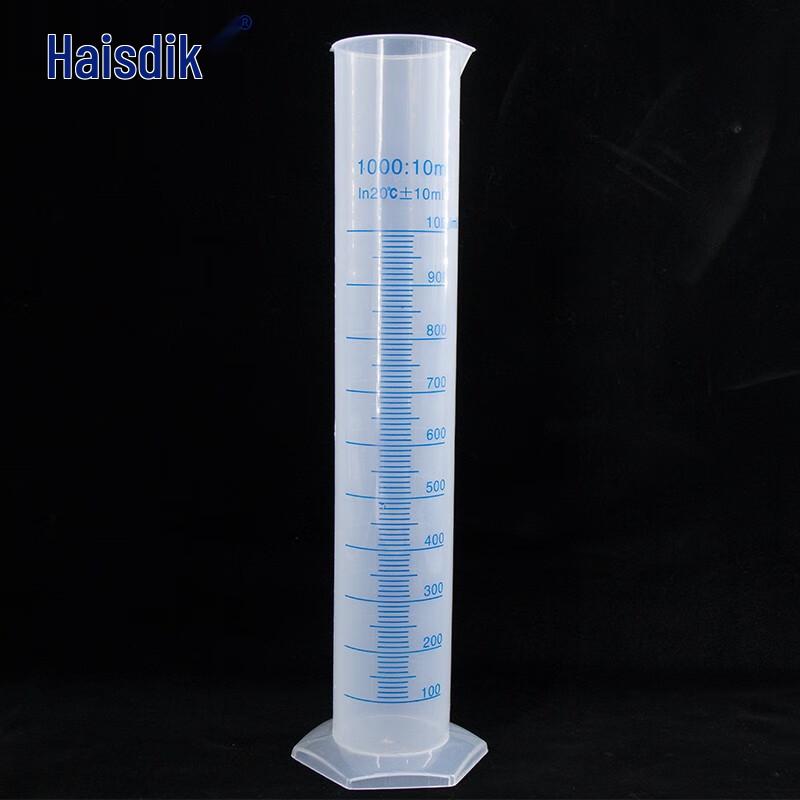 HAISTICK 1000ml PP Plastic Graduated Measuring Cylinder 1000ml