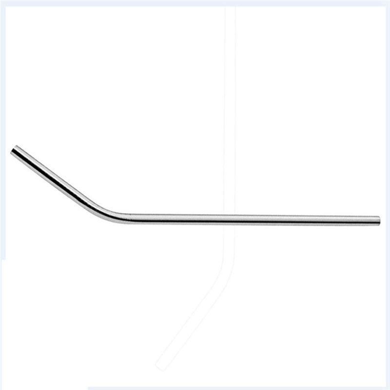ABBY-9 Pcs Reusable Stainless Steel Metal Drinking Straw Reusable Straws + 1 Cleaner Brush Kit