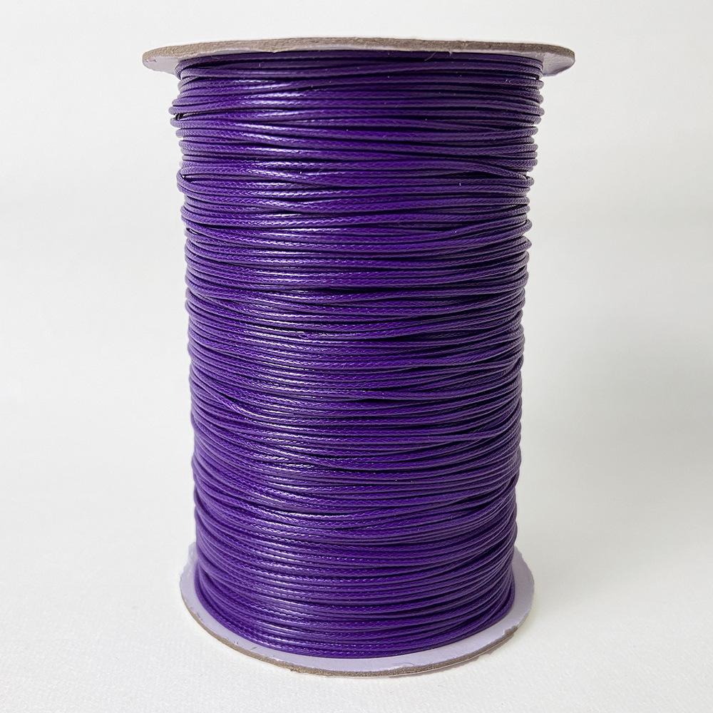 1mm Korean Waxed Rope: Jewelry & Pendant Necklace/Braided Bracelet with PU Leather