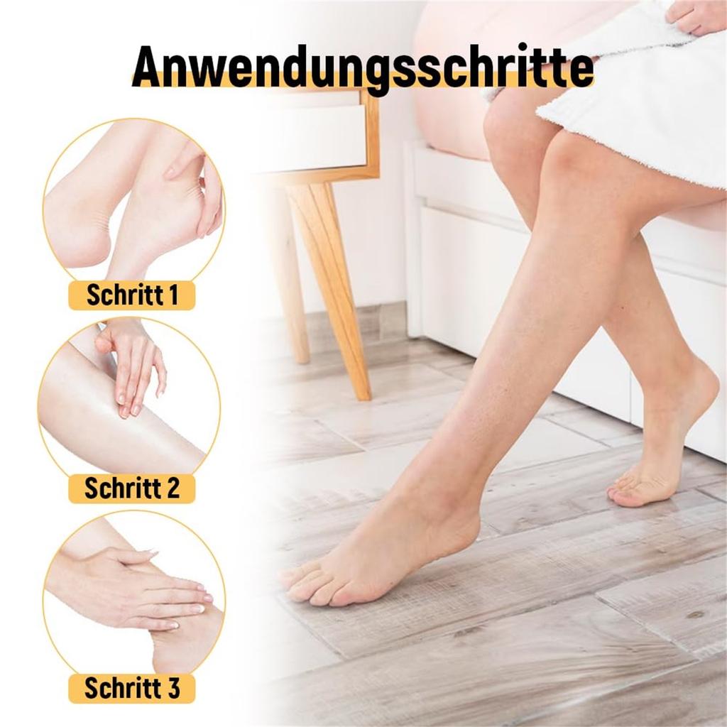 60% Urea Plus 2% Salicylsäure Fußcreme Feuchtigkeitscreme für trockene rissige Füße Knie Ellbogen Hände Hydriert & Nährt Fußpflege