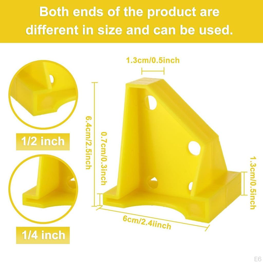 20 Count Flooring Spacers for Laminate Installation, Tool Hardwood Gaps