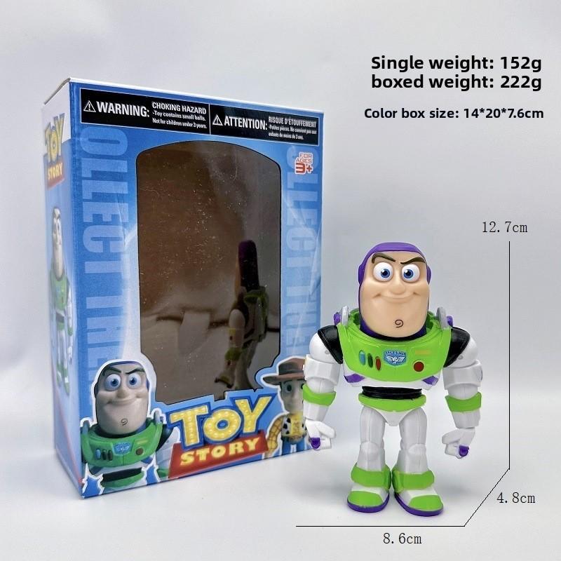 Toy Story Woody Buzz Lightyear Pvc Car Decor Collectible Figurine For Fans