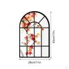 Arched Mirror Arch Window Acrylic Modern Wall Mounted Decorative for Mantel Living Room