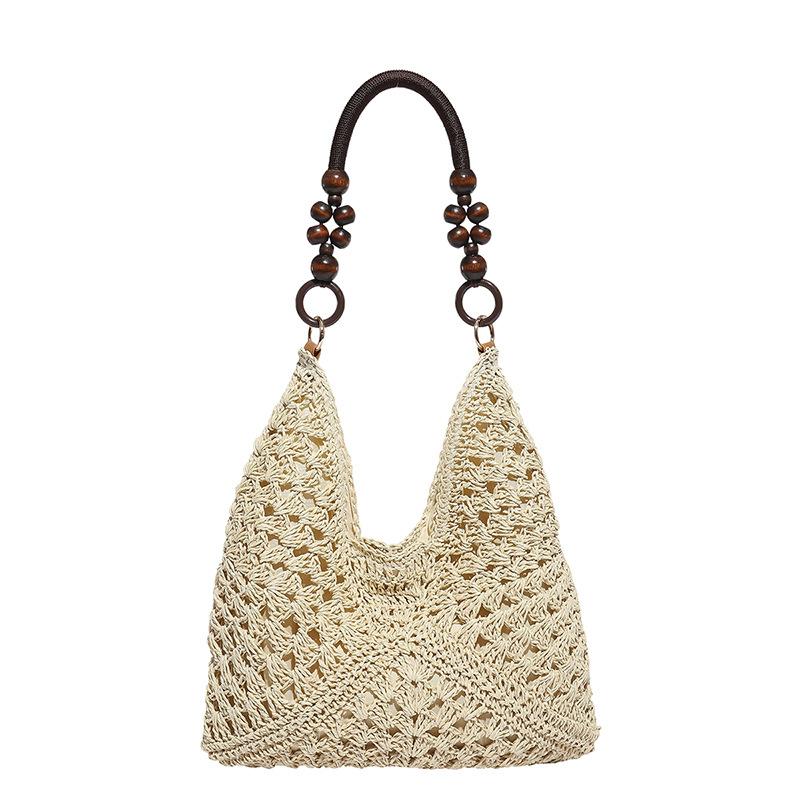 Summer Seaside Vacation Straw Bag - Sweet Commuter Single-shoulder Tote Bag