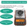 Brifit Electronic Digital Scale Mini Scale Precision Professional Pocket Scale Milligram with 50g Calibration Weights