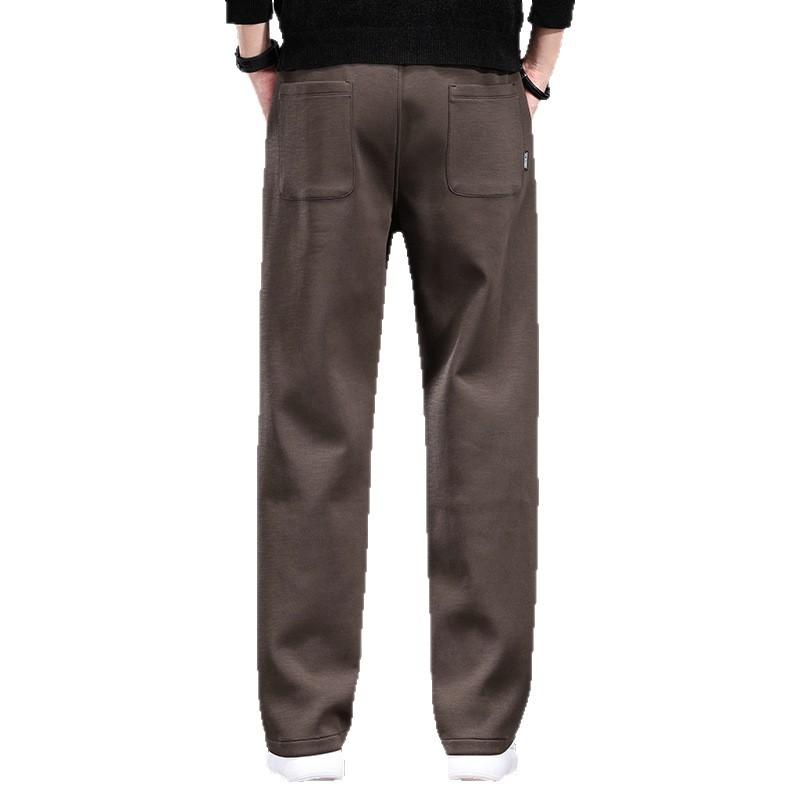 Amerikanische lässige Hose Herren Herbst und Winter locker gerade Jogginghose Fall hohe Straße elastisch schwere Luftschicht Hose