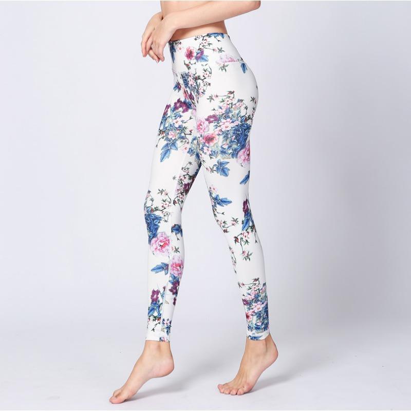 

Women s New Printed Bottom Tight Height Waist Lift Hip Exercise Yoga Pants XL