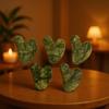 Natural Jade Gua Sha Board: Facial & Neck Massage Tool for Personal or Salon Use