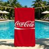 C-Coca-Cola-ES Modny Ręcznik z Logo Na Kemping Plażę Super Chłonny Szybkoschnący Letni Ręcznik