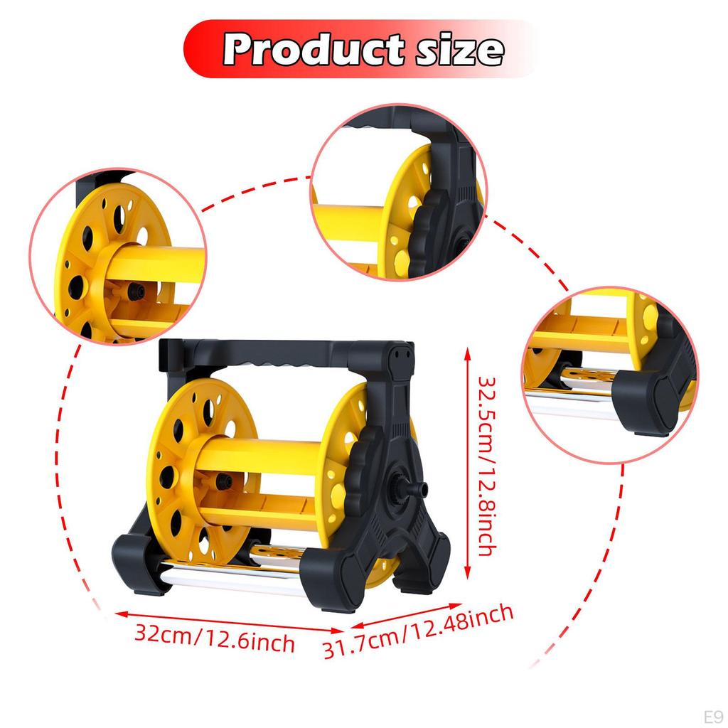 Garden Hose Reel Cart ,Pipe Storage Rack Household, Gardening Tool Water Pipe Holder for Agriculture