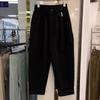 Fleece Harem Pants for Women, Autumn and Winter Korean Style, Versatile, Fashionable, Loose and Slimming Work Pants, Thickened Casual Long Pants