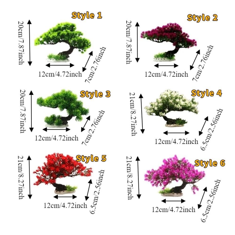 Plastic Simulation Aquatic Plant Natural Look Lifelike Tree Underwater Plants Artificial Welcome Pine Realistic Pine Tree