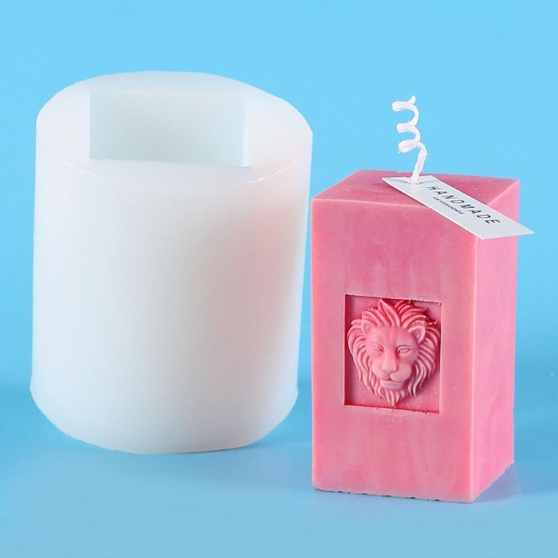 Cylinder Candle Molds for Candle Making Tree Leaf Rose Pillar Silicone Mold for Resin Casting Soap Clay Craft Home Decor